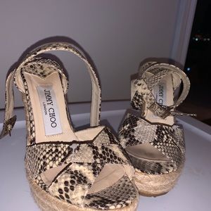 Jimmy choo snake skin